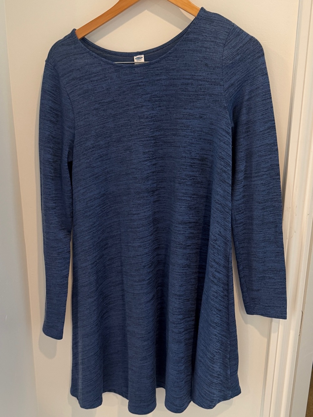 Old Navy Heathered Indigo Knit Top